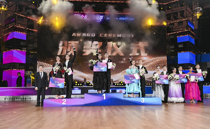 中国组合夺冠!第十四届世界体育舞蹈大赛“舞力全开”